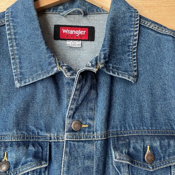 WRANGLER Demim Work Jacket Size XL Tall - Picture 3 of 13